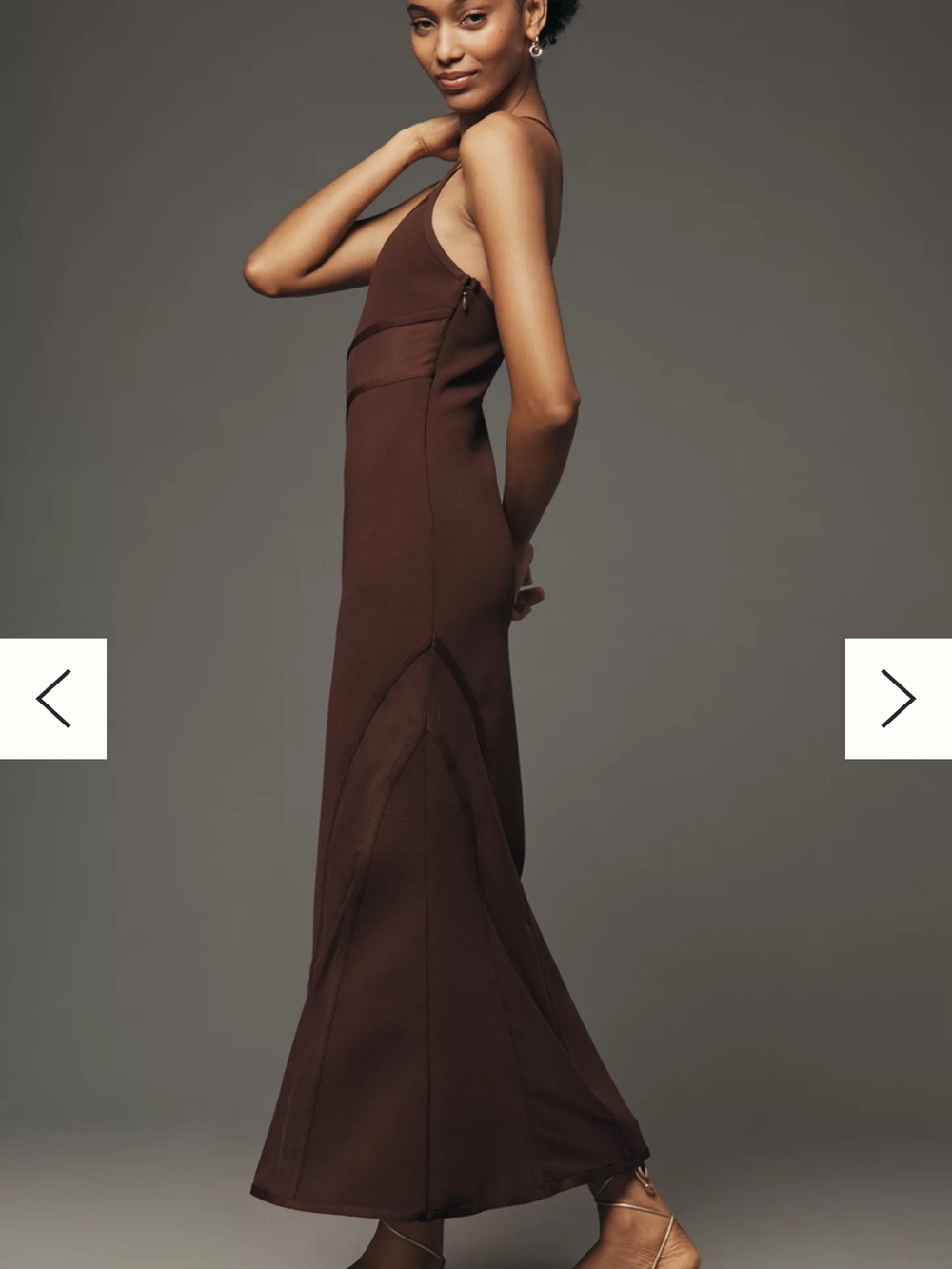 Siempre Women’s Brown Maxi Dress
